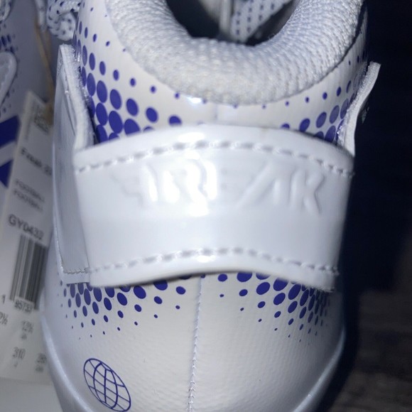 Adidas adizero FREAK 22 Low White Purple Football Cleats HP8782 Men Size 13 New